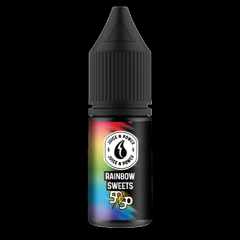 Juice N Power 50/50 Rainbow Sweets UK