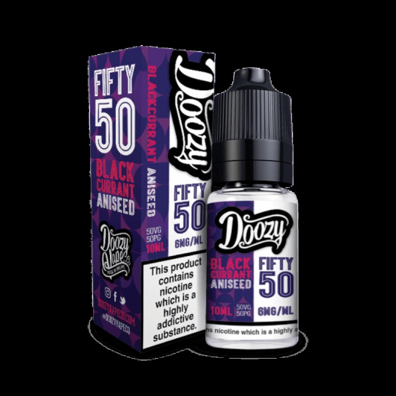 Doozy Vape 50/50 Blackcurrant Aniseed UK