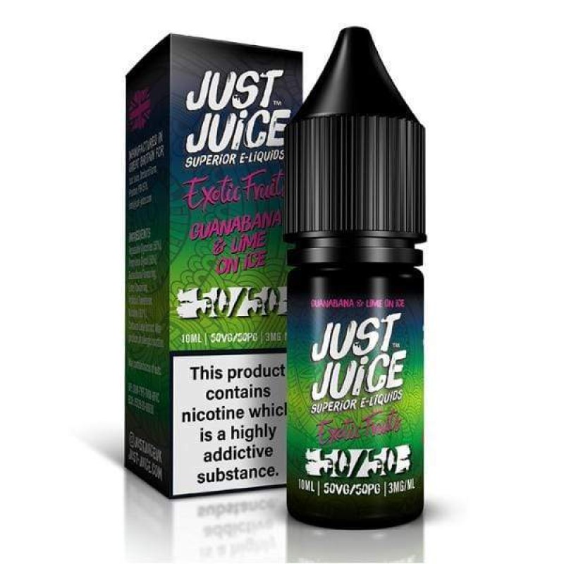 Just Juice 50/50 Guanabana & Lime on Ice UK