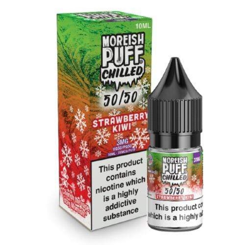 Moreish Puff 50/50 Chilled Strawberry Kiwi UK