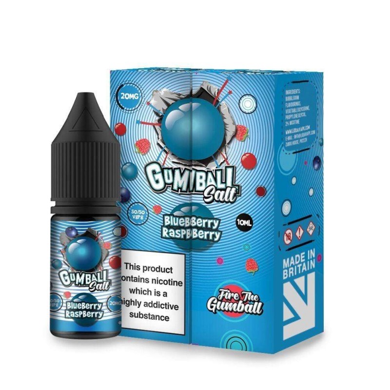 Gumball Salts Blueberry Raspberry Nic Salt UK