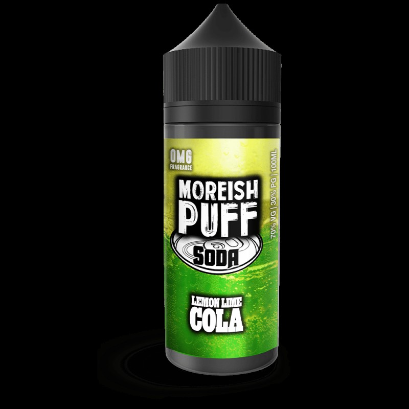 Moreish Puff Soda Lemon Lime Cola UK