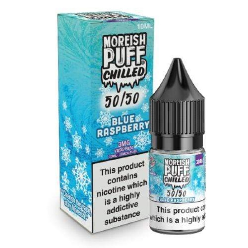 Moreish Puff 50/50 Chilled Blue Raspberry UK