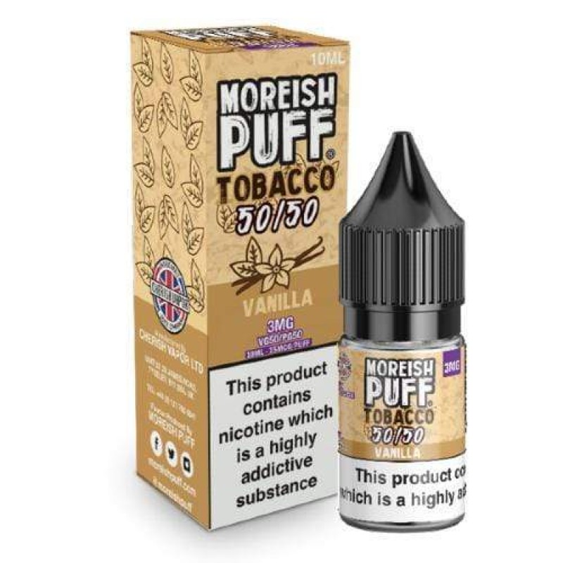 Moreish Puff 50/50 Tobacco Vanilla UK