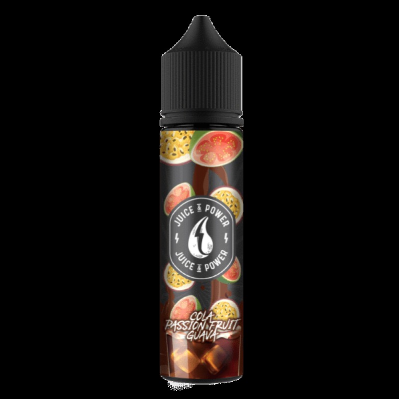 Juice N Power Cola Passion Fruit Guava UK