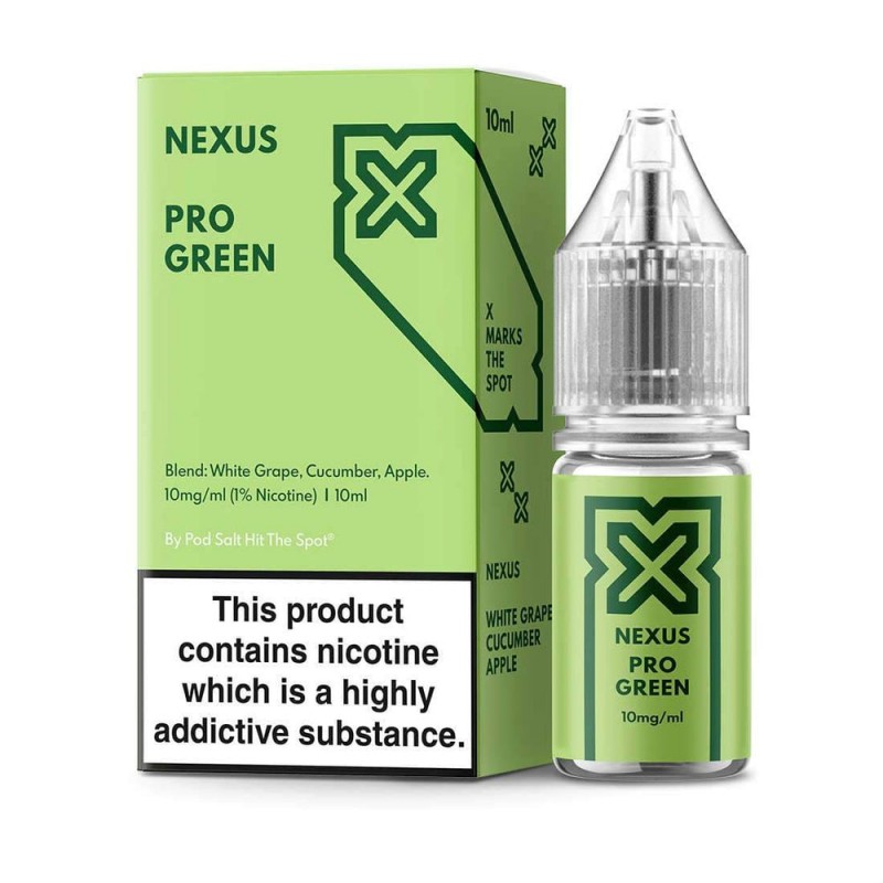 Pod Salt Nexus Pro Green Nic Salt UK