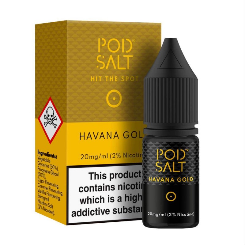 Pod Salt Havana Gold Nic Salt UK