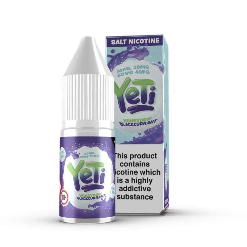 Yeti Honeydew Blackcurrant Nic Salt UK