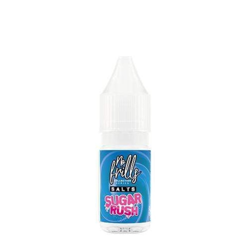 No Frills Sugar Rush Bubble Blue Nic Salt UK