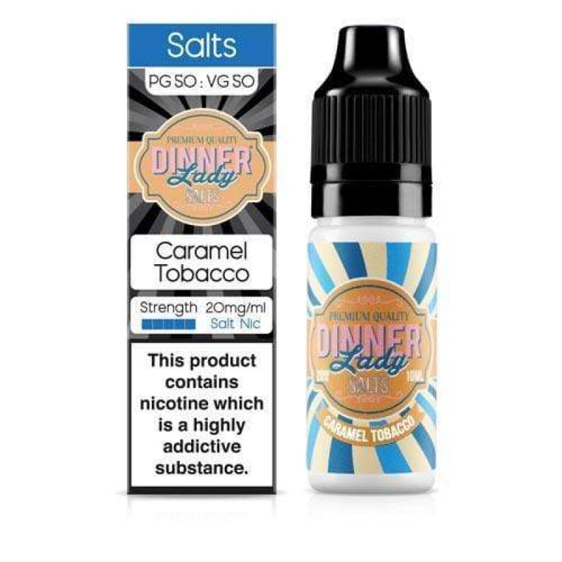 Dinner Lady Caramel Tobacco Nic Salt UK