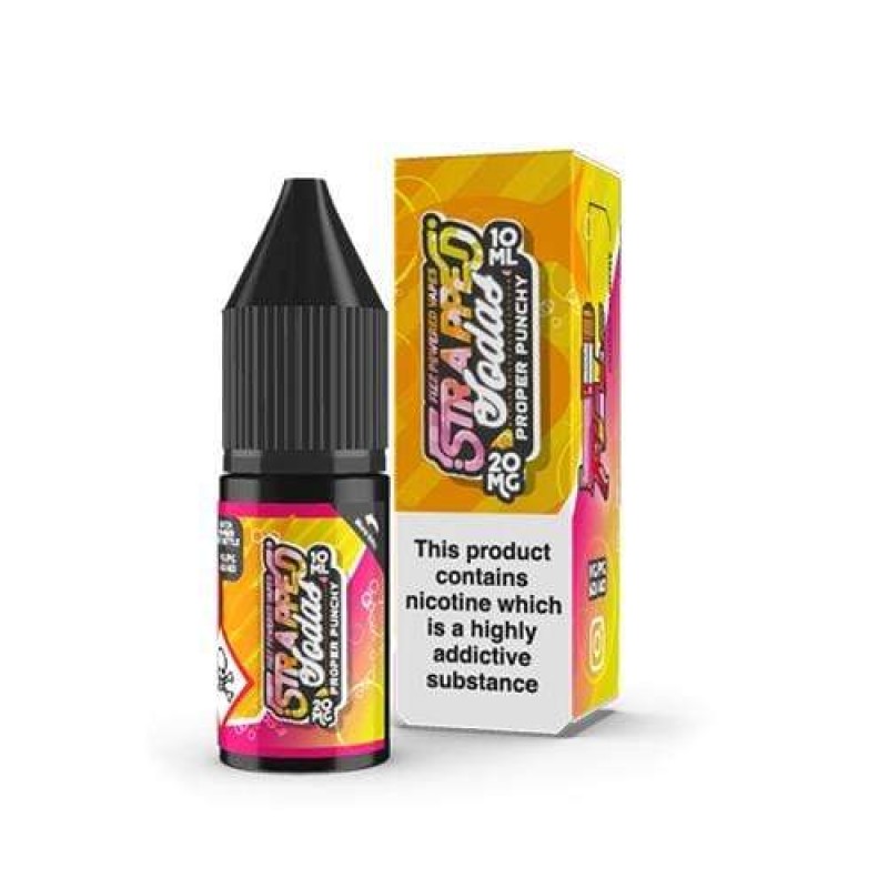 Strapped Sodas Proper Punchy Nic Salt UK