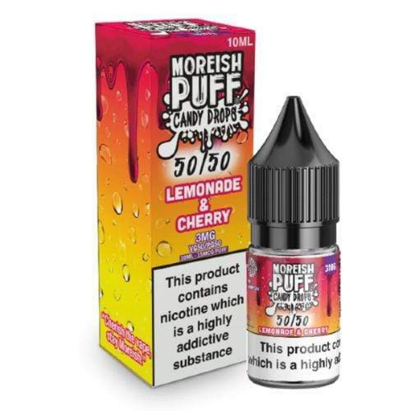 Moreish Puff 50/50 Candy Drops Lemonade & Cherry UK