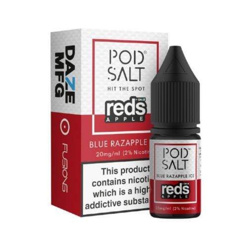 Pod Salt Fusions Reds Apple Blue Razapple Nic Salt...