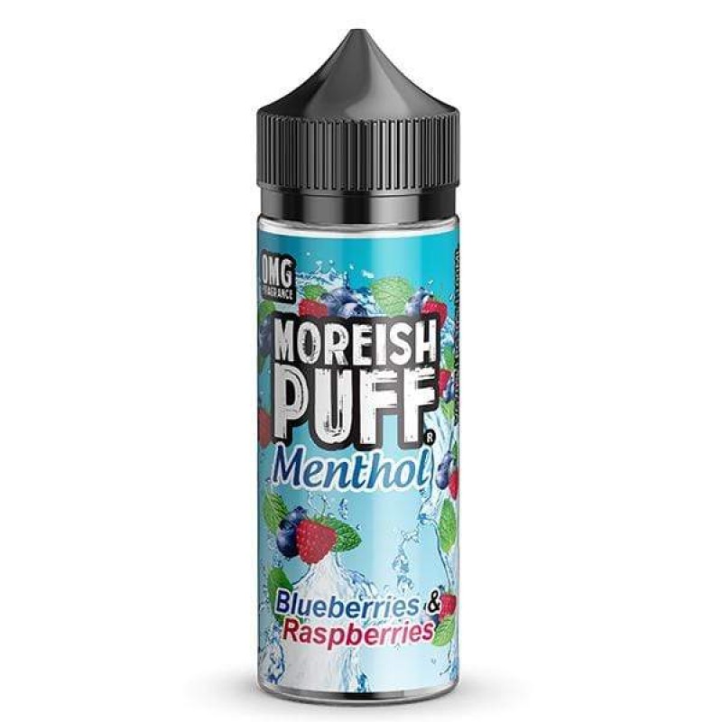 Moreish Puff Menthol Blueberry & Raspberry UK