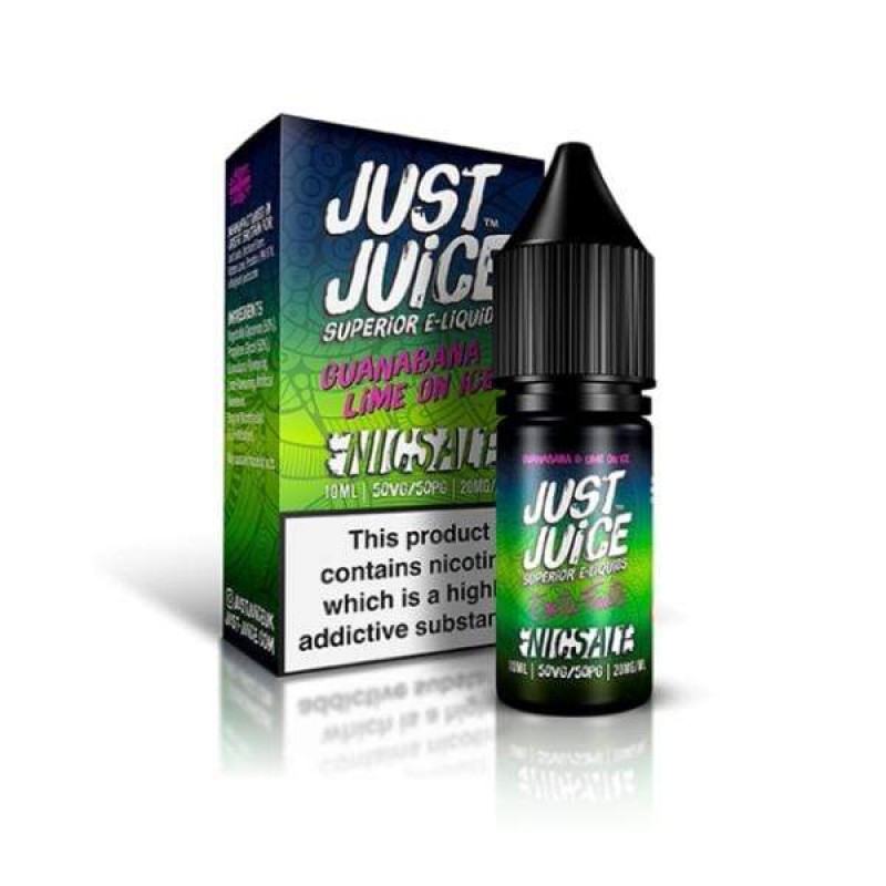 Just Juice Guanabana & Lime on Ice Nic Salt UK