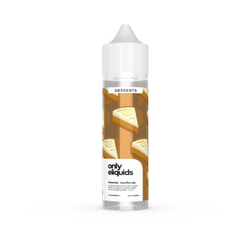 Only Eliquids Desserts Banoffee Pie UK