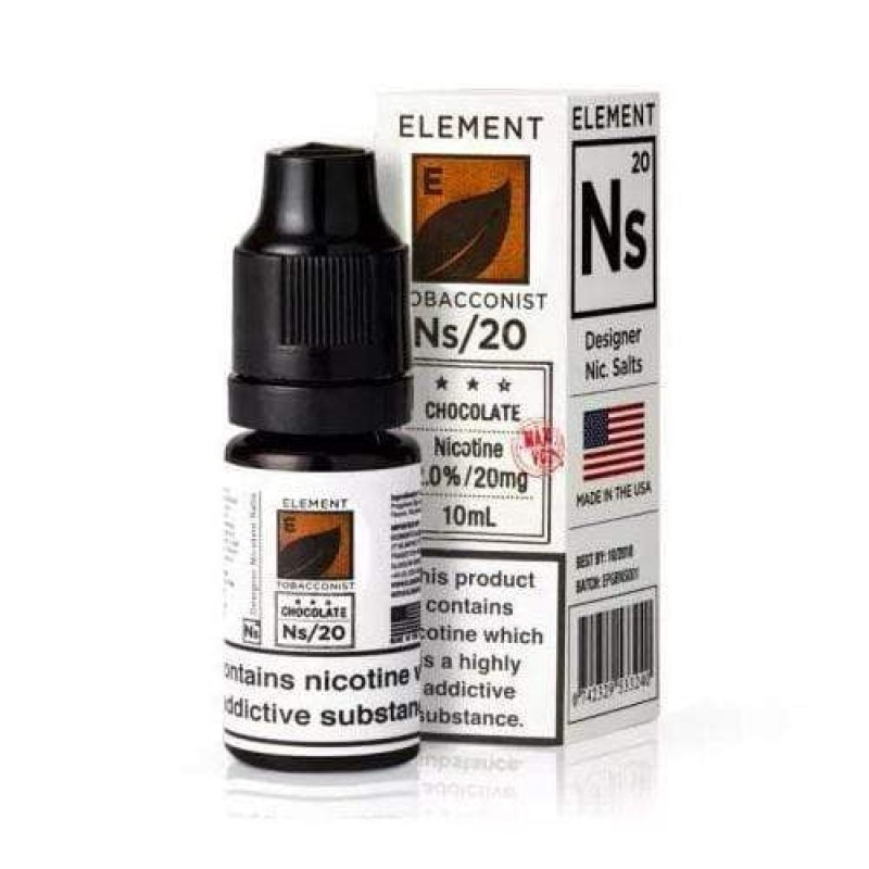 Element Chocolate Tobacco Nic Salt UK