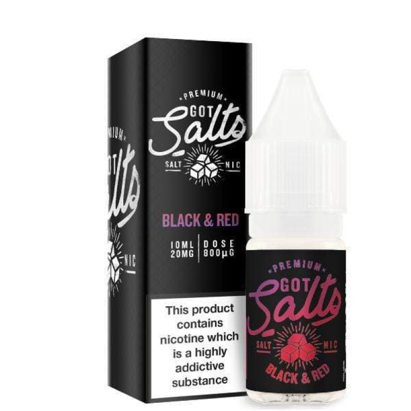 Got Salts Black & Red Nic Salt UK