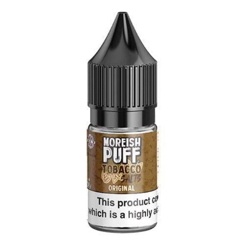 Moreish Puff Tobacco Original Nic Salt UK