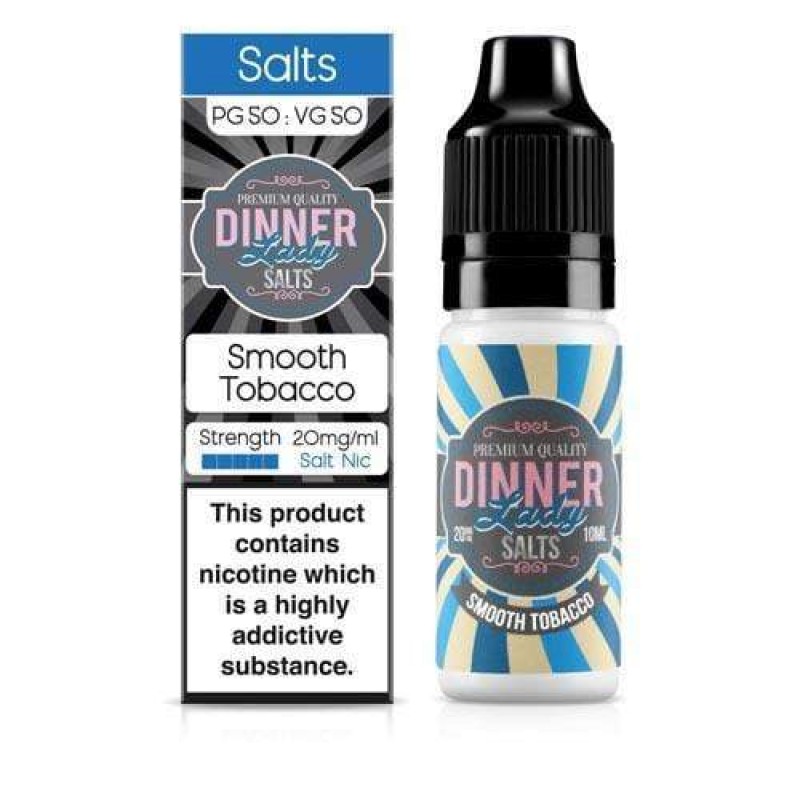 Dinner Lady Smooth Tobacco Nic Salt UK