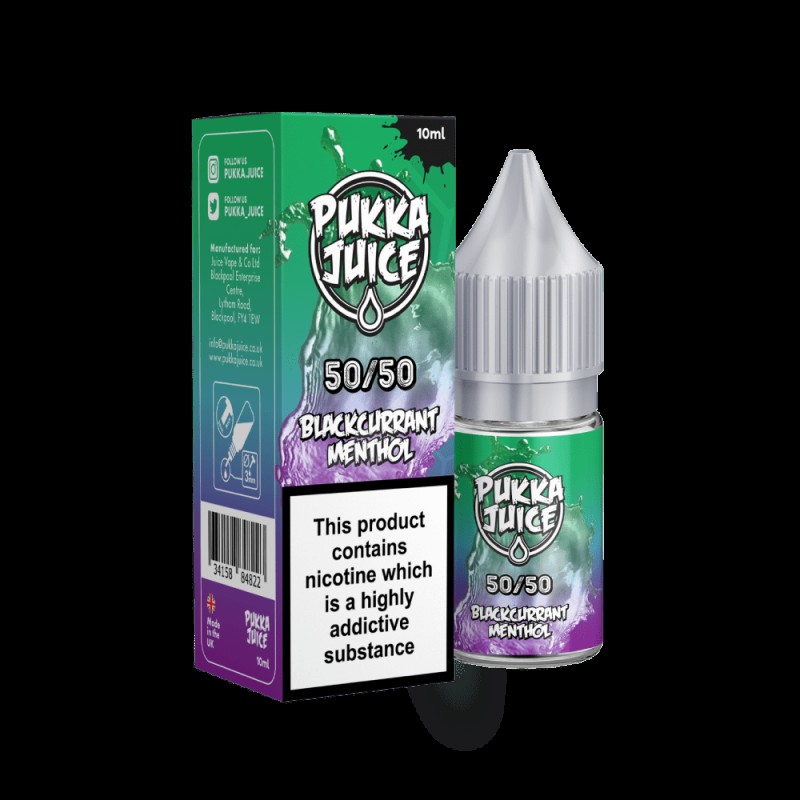 Pukka Juice 50/50 Blackcurrant Menthol UK