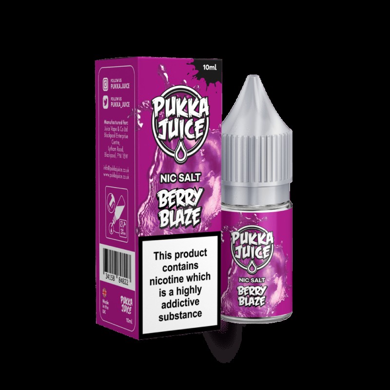 Pukka Juice Berry Blaze Nic Salt UK