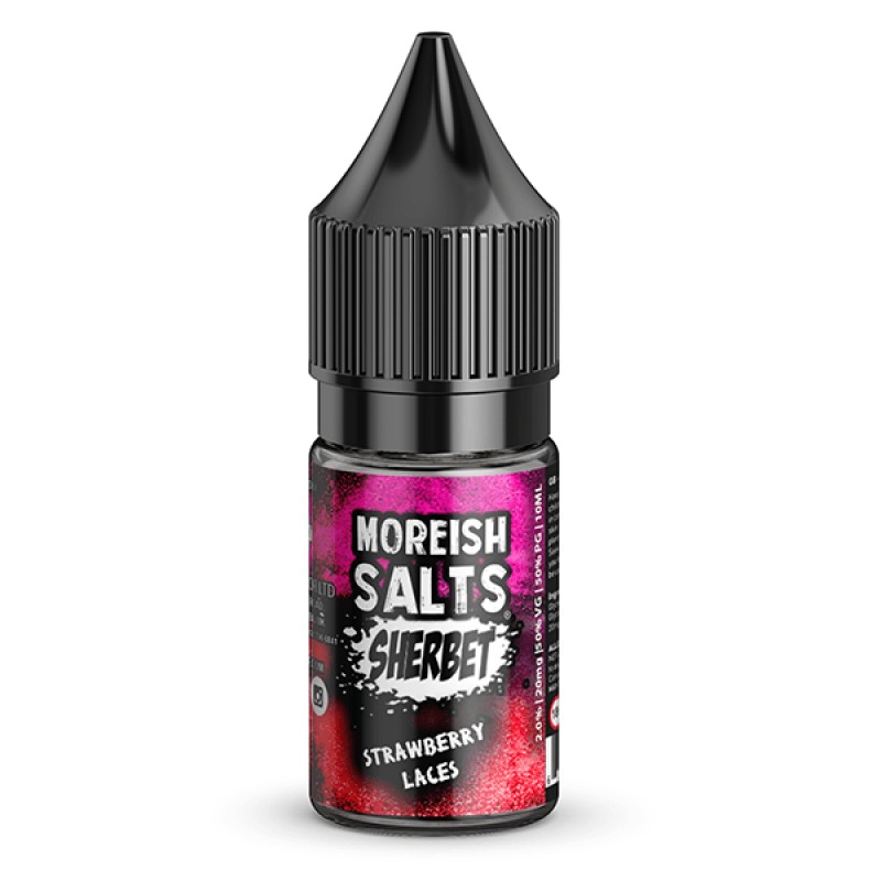 Moreish Puff Sherbet Strawberry Laces Nic Salt UK