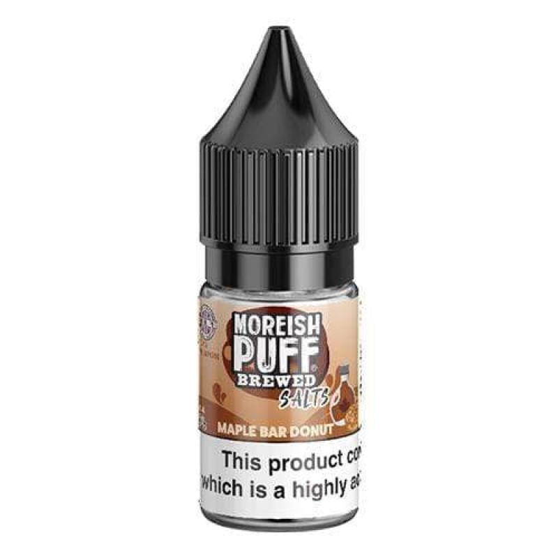 Moreish Puff Brewed Maple Bar Donut Nic Salt UK