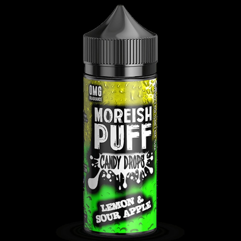 Moreish Puff Candy Drops Lemon & Sour Apple UK