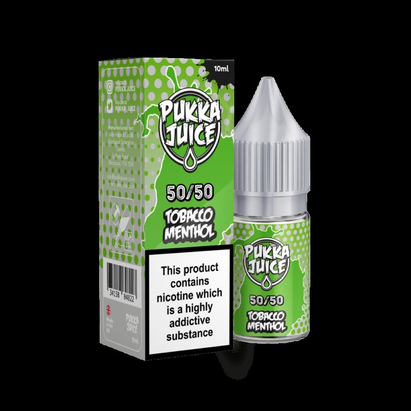 Pukka Juice 50/50 Tobacco Menthol UK