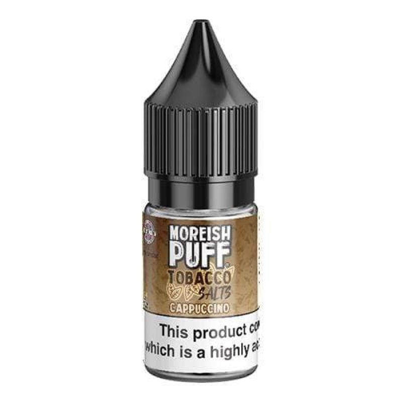 Moreish Puff Tobacco Cappuccino Nic Salt UK