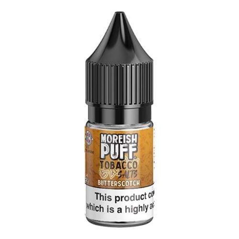 Moreish Puff Tobacco Butterscotch Nic Salt UK