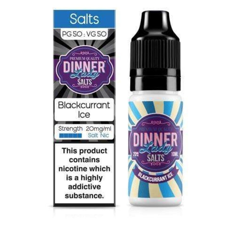 Dinner Lady Blackcurrant Ice Nic Salt UK