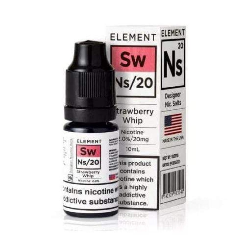 Element Strawberry Whip Nic Salt UK