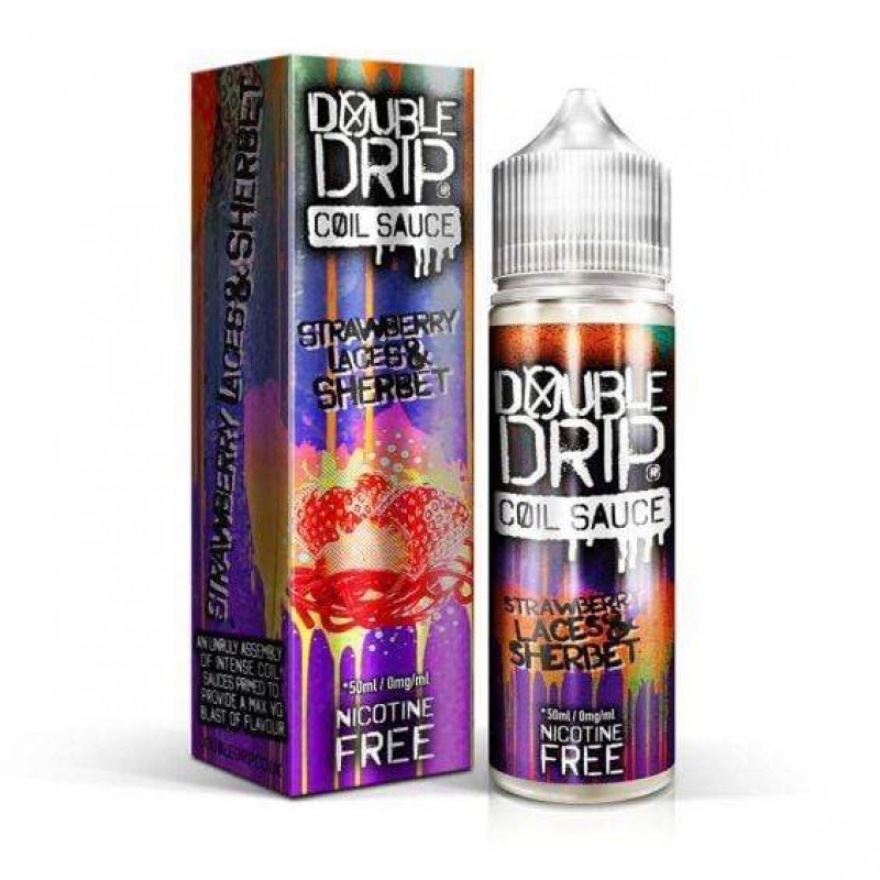 Double Drip Coil Sauce Strawberry Laces & Sherbet UK