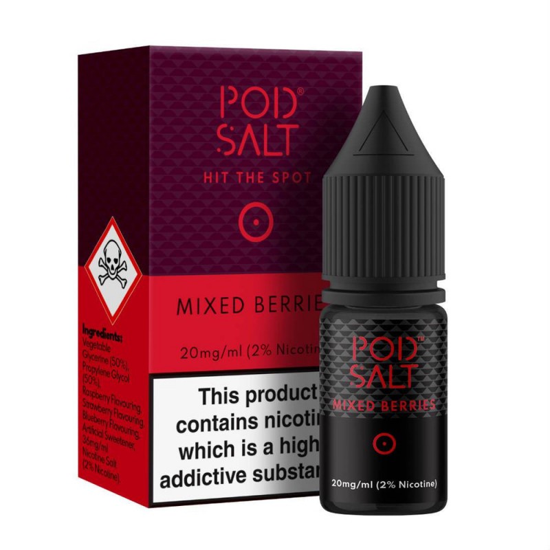 Pod Salt Mixed Berries Nic Salt UK