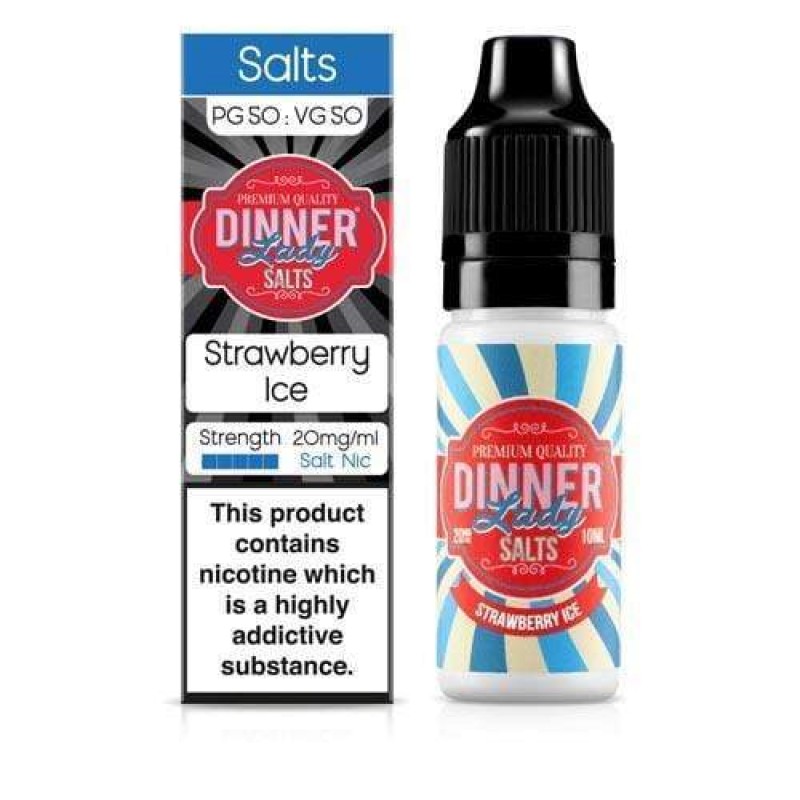 Dinner Lady Strawberry Ice Nic Salt UK