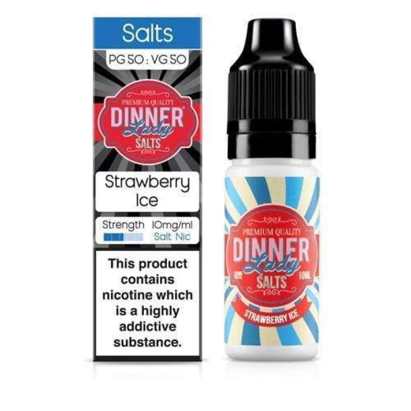 Dinner Lady Strawberry Ice Nic Salt UK