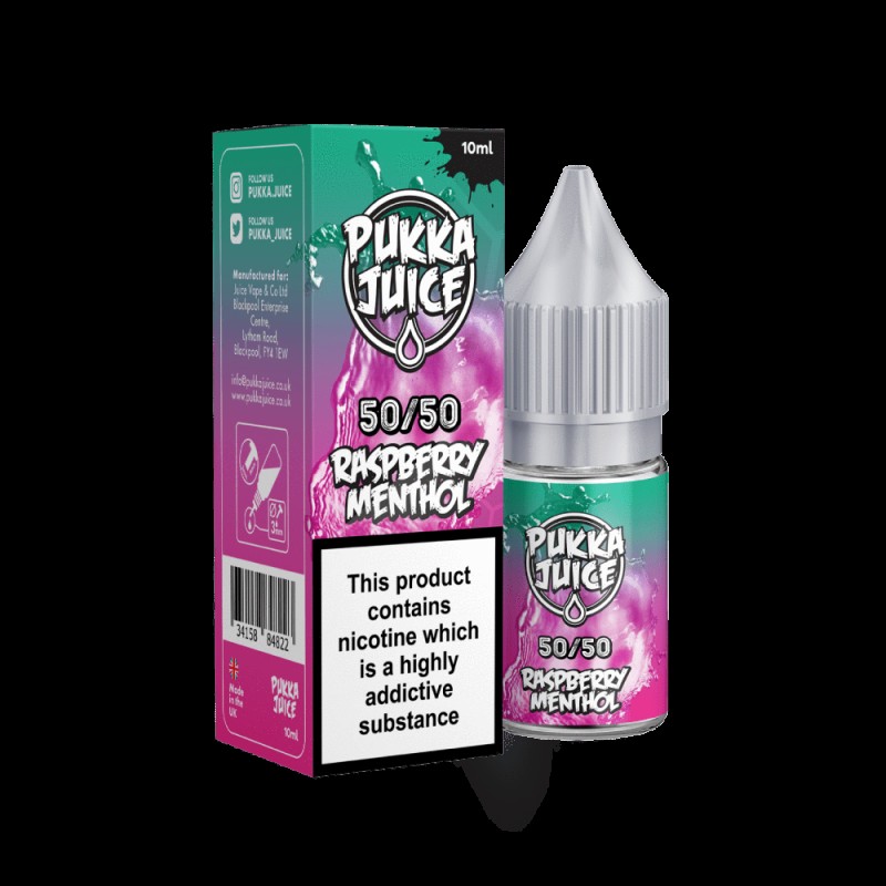 Pukka Juice 50/50 Raspberry Menthol UK