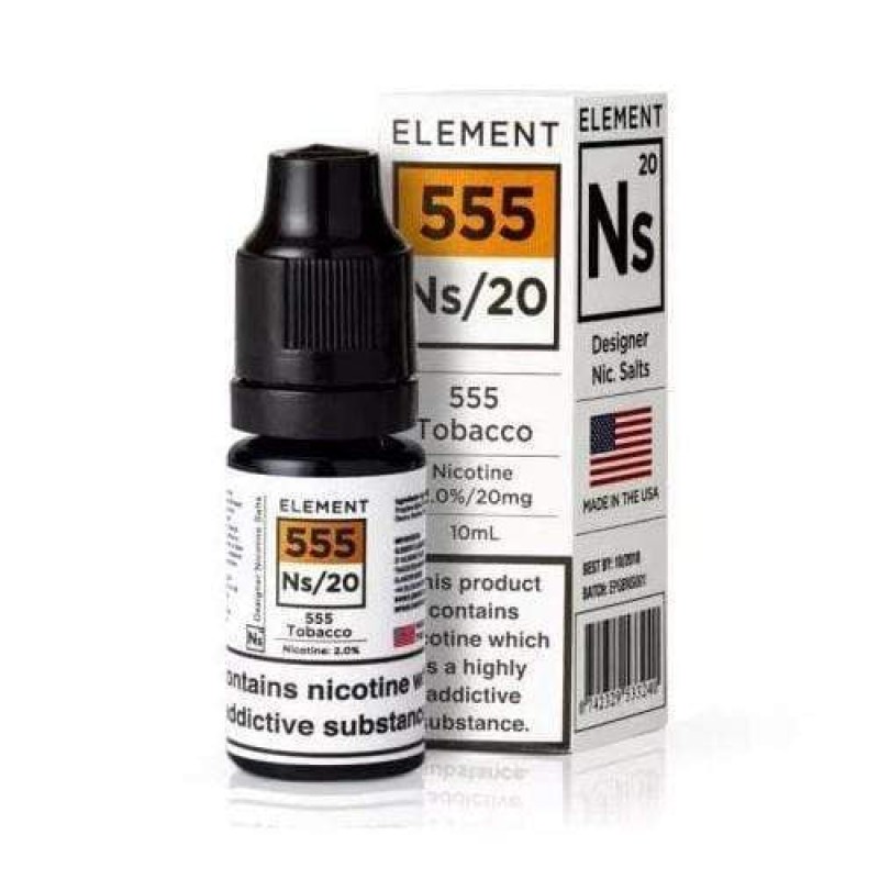 Element 555 Tobacco Nic Salt UK