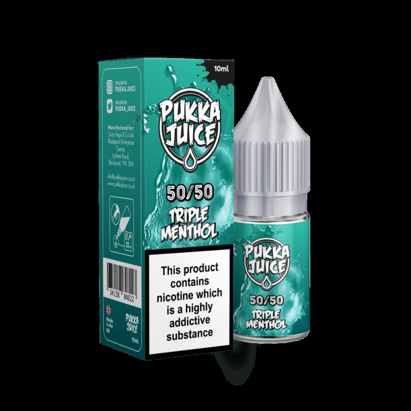 Pukka Juice 50/50 Triple Menthol UK