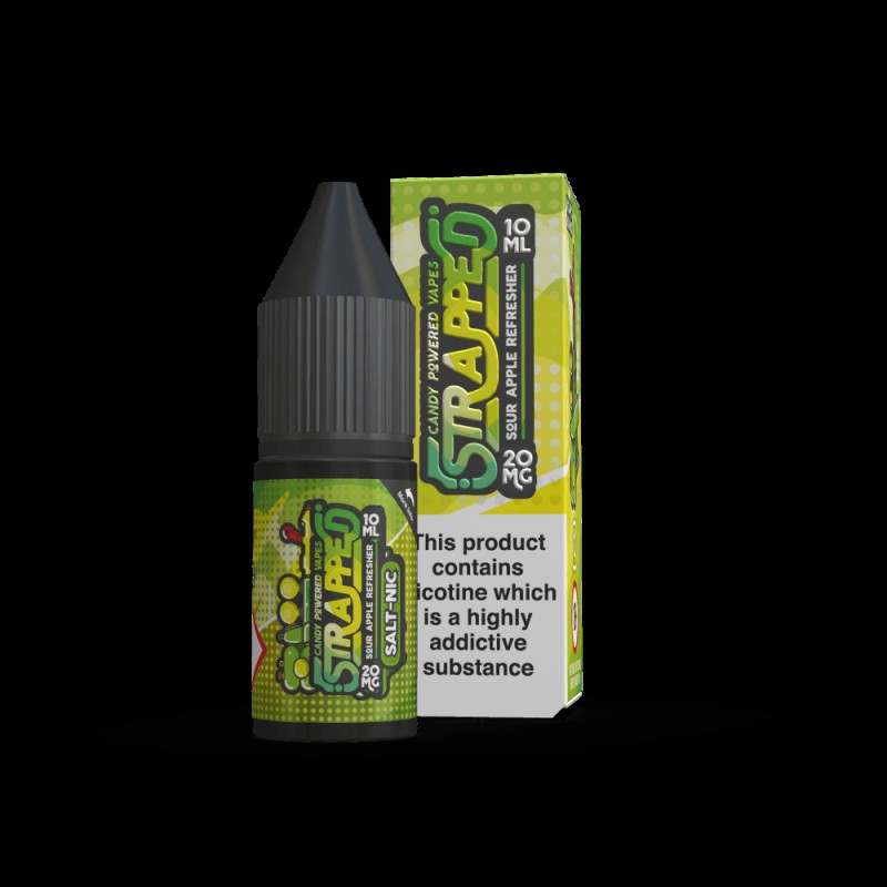 Strapped Sour Apple Refresher Nic Salt UK