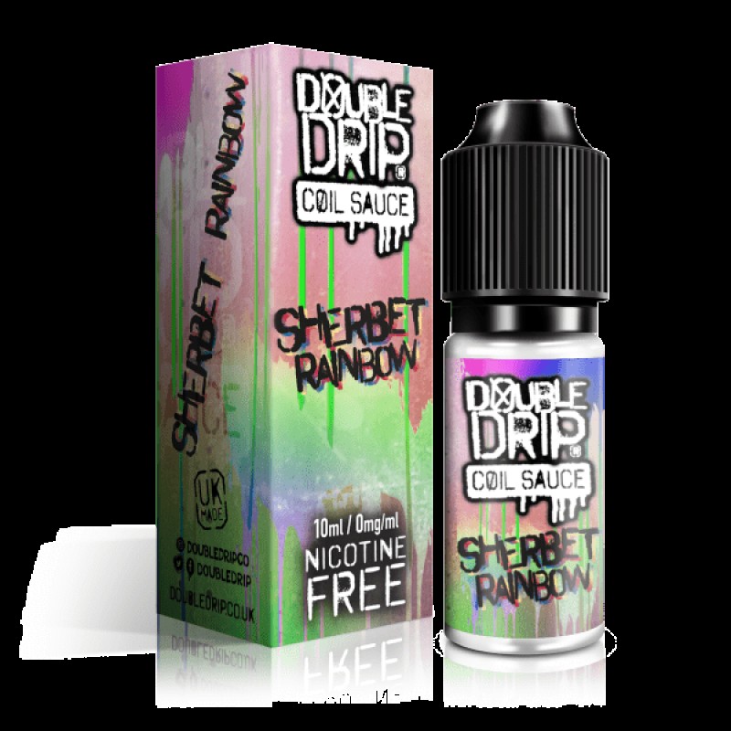 Double Drip Coil Sauce Sherbet Rainbow UK