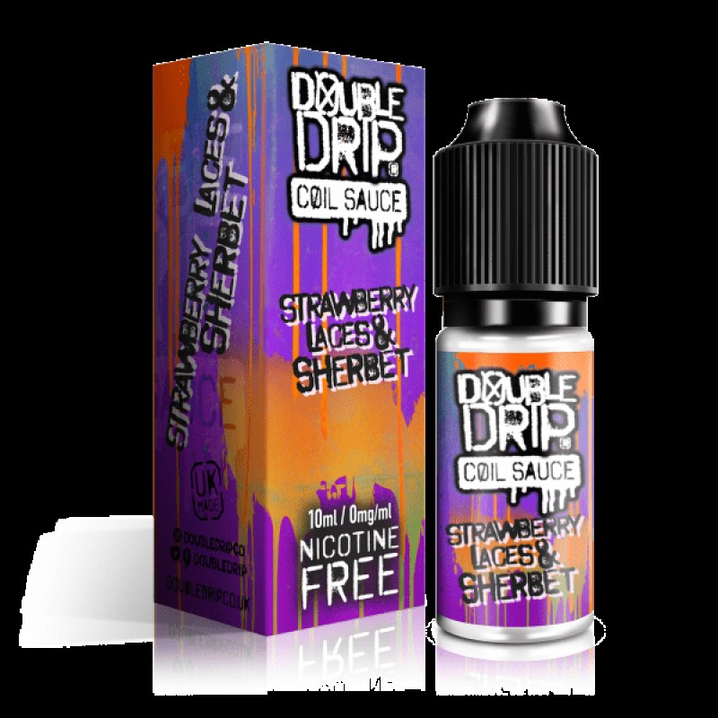 Double Drip Coil Sauce Strawberry Laces Sherbet UK