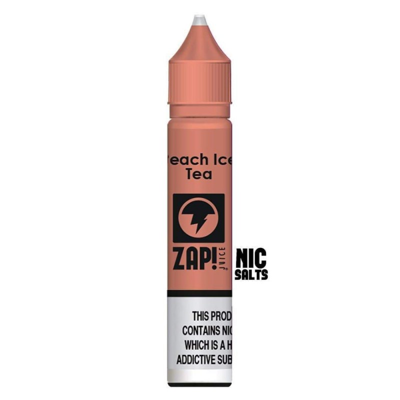 Zap! Peach Ice Tea Nic Salt UK