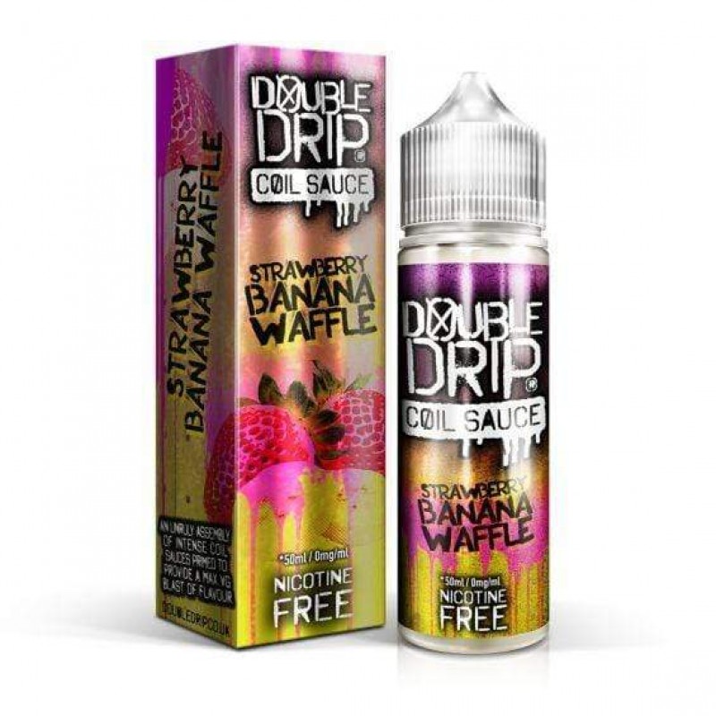 Double Drip Coil Sauce Strawberry Banana Waffle UK