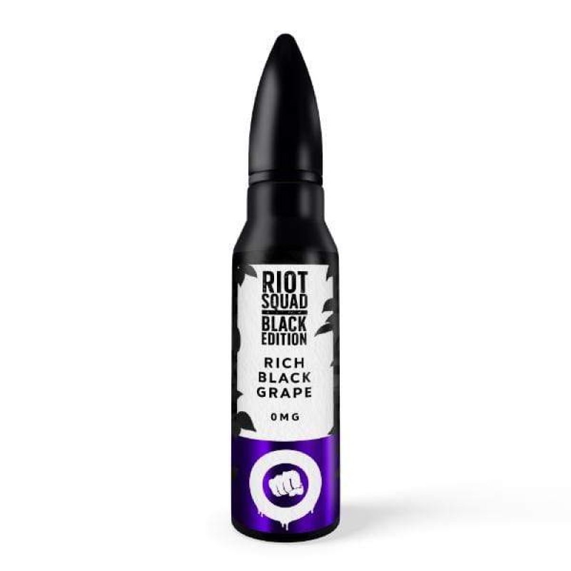 Riot Squad Black Edition Rich Black Grape UK