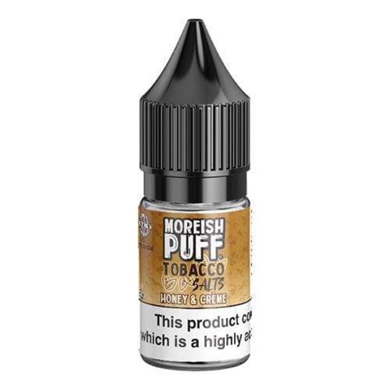 Moreish Puff Tobacco Honey & Creme Nic Salt UK