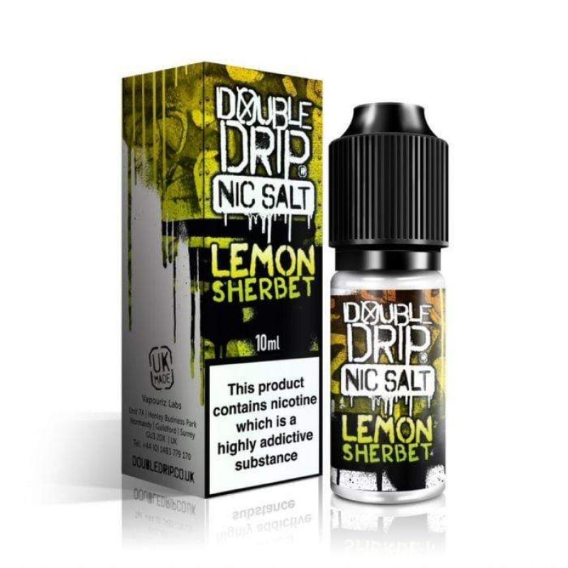 Double Drip Lemon Sherbet Nic Salt UK