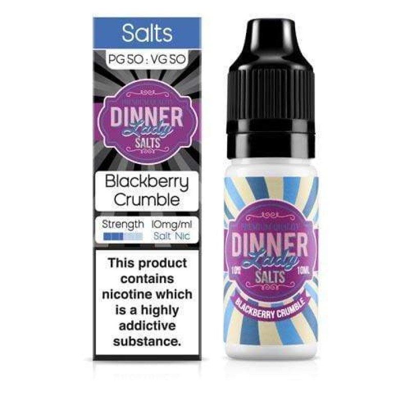 Dinner Lady Blackberry Crumble Nic Salt UK